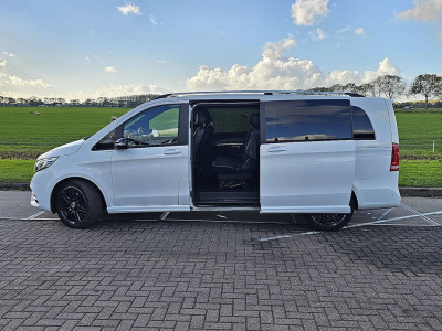 Mercedes-Benz V-KLASSE 300 CDI L3 XL Dubbele Cabine 4Mmatic AMG Night-Pakket Burmester Elektrische Zijdeuren Trekhaak Leer 236PK! foto 16