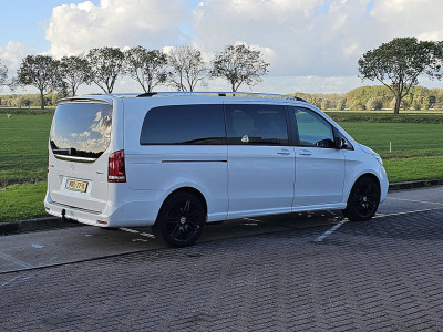 Mercedes-Benz V-KLASSE 300 CDI L3 XL Dubbele Cabine 4Mmatic AMG Night-Pakket Burmester Elektrische Zijdeuren Trekhaak Leer 236PK! foto 3