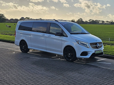 Mercedes-Benz V-KLASSE 300 CDI L3 XL Dubbele Cabine 4Mmatic AMG Night-Pakket Burmester Elektrische Zijdeuren Trekhaak Leer 236PK! foto 5