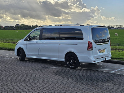 Mercedes-Benz V-KLASSE 300 CDI L3 XL Dubbele Cabine 4Mmatic AMG Night-Pakket Burmester Elektrische Zijdeuren Trekhaak Leer 236PK! foto 6