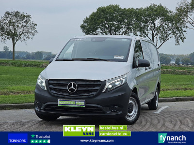Mercedes-Benz VITO 116 Lang L2 2x Schuifdeur LED Automaat Navigatie Achterdeuren Cruise Control Airco Parkeersensoren Euro6 163 PK!