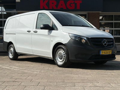 Mercedes-Benz Vito 109 CDI Lang|NAP|airco|cruise control|bluetooth|lederen bekleding|achterklep|drie zitplaatsen|elektrisch pakket foto 2
