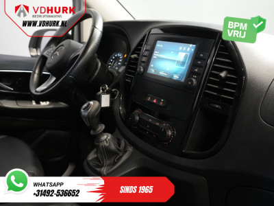 Mercedes-Benz Vito 110 CDI L2 BPM VRIJ! Carplay/ 3 Pers./ Cruise/ Camera/ Trekhaak/ Airco foto 3