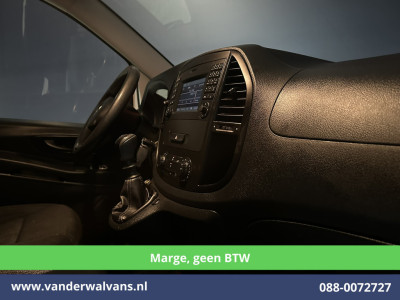 Mercedes-Benz Vito 111 CDI 115pk **MARGE, geen BTW** L3H1 Euro6 Airco | Camera | Navigatie | Cruisecontrol Trekhaak, Leder, Parkeersensoren, Bijrijdersbank foto 14