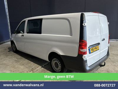 Mercedes-Benz Vito 111 CDI **MARGE, Geen BTW** L3H1 Dubbele Cabine Euro6 Airco | 5-Zits | Camera | Navigatie | Cruisecontrol Trekhaak, Parkeersensoren foto 11