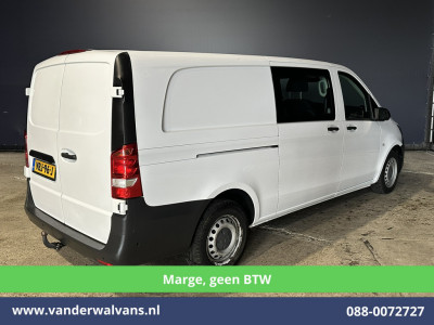 Mercedes-Benz Vito 111 CDI **MARGE, Geen BTW** L3H1 Dubbele Cabine Euro6 Airco | 5-Zits | Camera | Navigatie | Cruisecontrol Trekhaak, Parkeersensoren foto 12