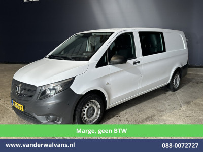Mercedes-Benz Vito 111 CDI **MARGE, Geen BTW** L3H1 Dubbele Cabine Euro6 Airco | 5-Zits | Camera | Navigatie | Cruisecontrol Trekhaak, Parkeersensoren foto 9