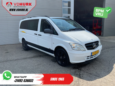 Mercedes-Benz Vito 113 CDI L3 DC Dubbel Cabine EXPORT Carplay/ Airco/ Camera/ 17? LMV/ PDC/ Trekhaak