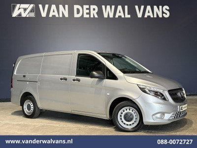 Mercedes-Benz Vito 114 CDI 136pk L2H1 Euro6 Airco | Camera | LED | Trekhaak | Cruisecontrol | Stoelverwarming Parkeersensoren, Bijrijdersbank