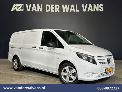 Mercedes-Benz Vito 114 CDI 136pk L2H1 Euro6 Airco | Navigatie | Camera | LM Velgen Cruisecontrol, Bumper in de kleur, Parkeersensoren, Achterklep, Stoelverwarming, Bijrijdersbank, Inrichting