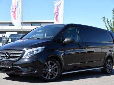 Mercedes-Benz Vito 114 CDI L3 Edition Camera, Cruise, LED, Clima, Automaat, 136pk, Sensoren, 2 x Schuifdeur, Trekhaak, Uniek! foto 4