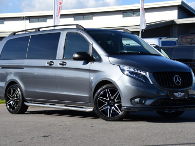 Mercedes-Benz Vito 114 CDI Lang DC AMG Edition Camera, Cruise, LED, 2 x Schuifdeur, Automaat, Trekhaak, NAVI, Uniek! foto 5