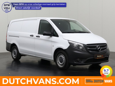 Mercedes-Benz Vito 114CDi Lang | Achterdeuren ( 2023 ) | Airco | Cruise | 3-Zits | Trekhaak | Betimmering