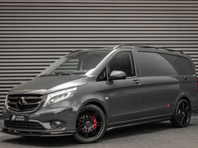 Mercedes-Benz Vito 116CDI 163PK LANG JB- EDITION FULL BLACK / AMG / SPOILER / VERLAGINGSVEREN / NAVIGATIE / SIDE- BARS / CAMERA