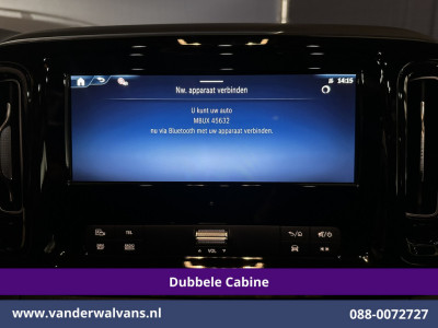 Mercedes-Benz Vito 116 CDI 164pk 9G-Tronic Automaat L2H1 Dubbele Cabine Euro6 Airco | 2x Zijdeur | 5-Zits | Camera | Navigatie LED, LM Velgen, 2500kg Trekhaak, Cruisecontrol, Parkeersensoren, MBUX foto 21