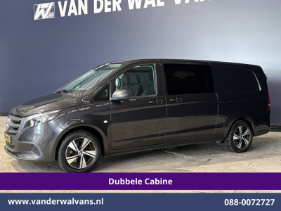 Mercedes-Benz Vito 116 CDI 164pk 9G-Tronic Automaat L3H1 Dubbele Cabine Euro6 Airco | 6-Zits | 2x zijdeur | Camera Cruisecontrol, LM Velgen, Stoelverwarming, Leder, 2500kg Trekhaak, Parkeersensoren foto 11