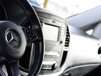 Mercedes-Benz Vito 116 CDI L2 Black Edition Camera, Cruise, LED, 164pk, Trekhaak, Leder, Multimedia, Automaat, Sensoren, Uniek! 13