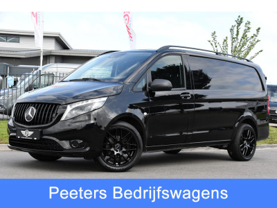 Mercedes-Benz Vito 116 CDI L2 Black Edition Cruise, Camera, Carplay, 164pk, Automaat, Sensoren, Trekhaak, Multimedia, LED, Stoelverwarming, Uniek!
