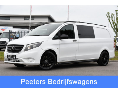 Mercedes-Benz Vito 119 CDI L3 DC PB Edition Camera, Cruise, 190pk, Multimedia, Automaat, Trekhaak, Leder, Uniek!