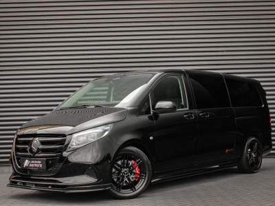 Mercedes-Benz Vito 119 CDI L3 SPORT DUBBEL CABINE / DC / BPM VRIJ / FULL BLACK / 2X SCHUIFDEUREN / AMG / VERLAAGD / APPLE CARPLAY