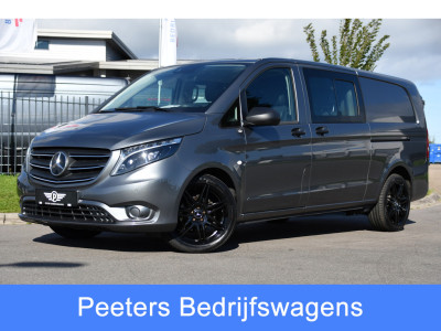 Mercedes-Benz Vito 190pk CDI L3 DC PB Edition Camera, Cruise, Carplay, LED, 2 x Schuifdeur, Automaat, Multimedia, Leder, Uniek!
