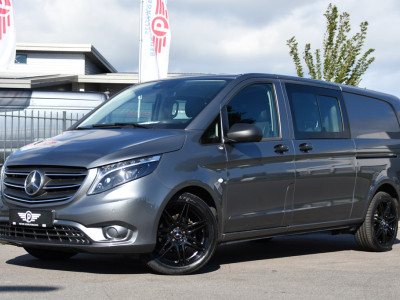 Mercedes-Benz Vito 190pk CDI L3 DC PB Edition Camera, Cruise, Carplay, LED, 2 x Schuifdeur, Automaat, Multimedia, Leder, Uniek! foto 4