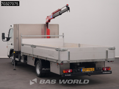 Mitsubishi Canter 3C15 3.0L Kraanwagen Maxilift 230.2H Trekhaak Dubbellucht 150PK Airco Camera Euro6 Kran Kranwagen Crane Pritsche Pickup Open Box Airco Trekhaak 6