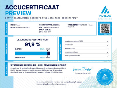 Nissan e-NV200 L2H2 XL Voltia 40 kWh 100% Elektrisch Snellader WLTP 200km SOH 91% 08-2021 foto 5