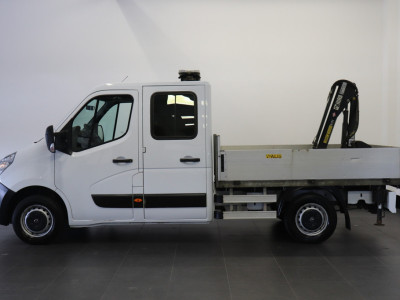 Opel Movano 2.3 CDTI BiTurbo L2 Openlaadbak - Airco - Navi - HIAB kraan - € 17.950,- Excl. foto 11