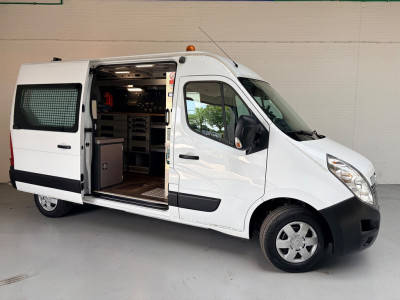 Opel Movano SERVICEWAGEN AUTOMAAT 2.3 CDTI BiTurbo 170pk euro6 L2H2 V230 OMVORMER BOTT INRICHTING STANDKACHEL AIRCO RIJKLAARPRIJS 2