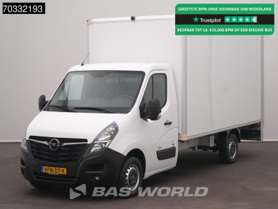 Opel Movano 150PK Laadklep Bakwagen Zijdeur Airco Navi Camera Cruise Euro6 DHollandia Meubelbak Koffer Möbelkoffer LBW Airco Cruise control