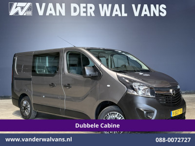 Opel Vivaro 1.6 CDTI 122pk L1H1 Dubbele Cabine Euro6 Airco | 6-Zits | LED | Cruisecontrol | Trekhaak