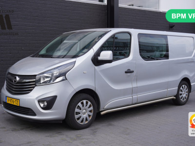 Opel Vivaro 1.6 CDTI 125PK L2 Dubbele Cabine EURO 6 - Airco - Navi - Cruise - â¬ 11.950,- Excl.