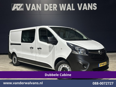 Opel Vivaro 1.6 CDTI 126pk L2H1 Dubbele Cabine Euro6 Airco | 6-Zits | LED | Cruisecontrol Trekhaak