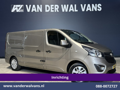 Opel Vivaro 1.6 CDTI 126pk L2H1 Inrichting Euro6 Airco | Camera | Cruisecontrol | LM Velgen | LED Parkeersensoren, Bijrijdersbank
