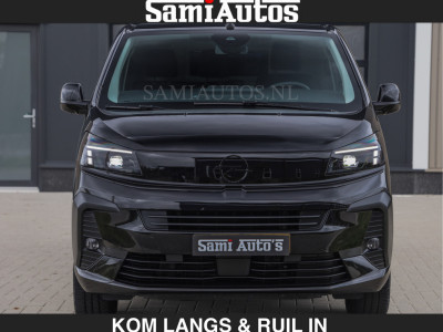 Opel Vivaro BLACK OPS | GEHEEL COMPLEET | HOUTEN VLOER EN WANDEN 3 PERSSONS | 2 DELIG ACHTER DEUREN | LADE SCHUIF BAK | 2.0D 180 PK S&S L2 H1 | FULL LED | SCHUIF DEUR | GEHEEL ZWART | MOOIE STOERE BUS | foto 2