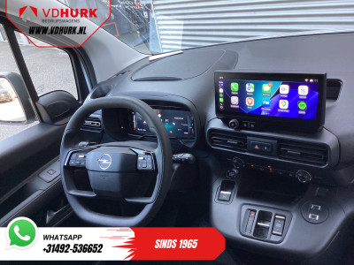 Opel e-Combo L2 50kWh 340 km WLTP LED/ Standkachel/ Snellader/ 3Pers./ Carplay/ Keyless/ Camera/ PDC/ Cruise/ Airco 12