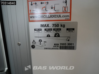 Overige merken eDeliver 9 100% Elektrisch 65kWh Dhollandia Laadklep Bakwagen Camera Snelladen CarPlay LED Airco Cruise Meubelbak Koffer Airco 13