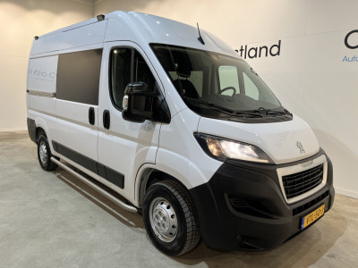Peugeot Boxer 2.2 HDi 120 PK L2H2 DC 6 pers. / Euro 6 / Airco / CarPlay / Camera / Trekhaak / Cruise Control / 500 KM !! foto 17