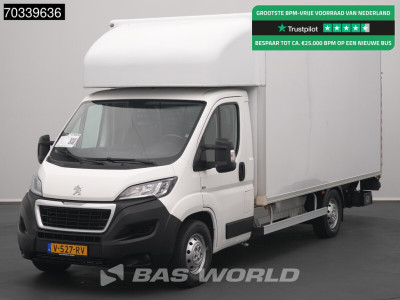 Peugeot Boxer 165PK Bakwagen Laadklep DHollandia Airco Navi Euro6 Zijdeur Koffer Meubelbak LBW Airco