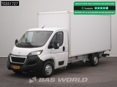 Peugeot Boxer 165PK Laadklep Bakwagen Airco Cruise Camera Standkachel Euro6 Meubelbak Koffer Möbelkoffer LBW Airco Cruise control