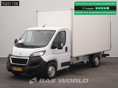 Peugeot Boxer 165PK Laadklep Bakwagen Airco Cruise Camera Standkachel Euro6 Meubelbak Koffer Möbelkoffer LBW Airco Cruise control