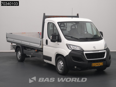 Peugeot Boxer 165PK Open Laadbak Airco Navi Trekhaak Euro6 Pritsche Pickup Airco Trekhaak foto 5
