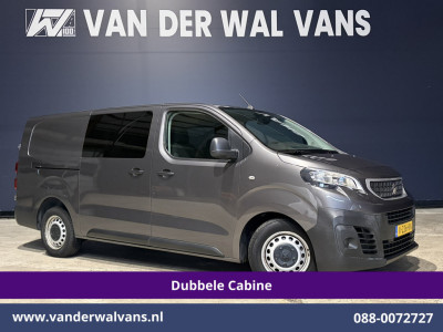 Peugeot Expert 2.0 BlueHDI 123pk L3H1 Dubbele Cabine Euro6 Airco | 5-Zits | 2500kg Trekhaak Cruisecontrol, Parkeersensoren