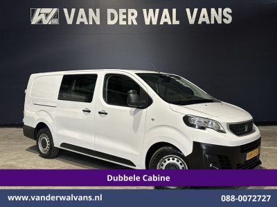 Peugeot Expert 2.0 BlueHDI 123pk L3H1 Dubbele Cabine Euro6 Airco | 5-Zits | Camera | Navigatie | Apple Carplay Android Auto, Cruisecontrol, 2500kg Trekhaak, Parkeersensoren