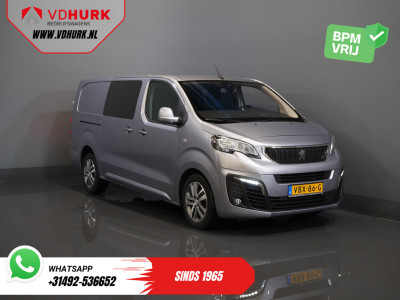 Peugeot Expert 2.0 HDI 180 pk Aut. DC Dubbel Cabine 2x Schuifdeur/ Carplay/ Stoelverw./ Climate/ Navi/ Camera/ Cruise/ 17?LMV/ PDC/ Trekhaak