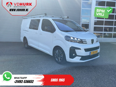 Peugeot Expert 2.0 HDi 180 pk Aut. DC Dubbel cabine LED/ Imperiaal/ Stuurverw./ Carplay/ Navi/ Camera/ Climate/ Afn.Trekhaak/ PDC/ LMV/ Cruise