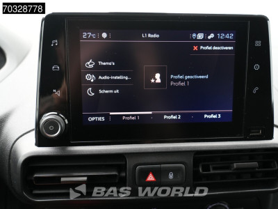 Peugeot Partner 110pk Benzine L1H1 Navi Airco Cruise Camera Parkeersensoren v+a Imperiaal Euro6 L1 Kompakt Airco Cruise control 16