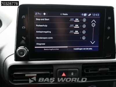 Peugeot Partner 110pk Benzine L1H1 Navi Airco Cruise Camera Parkeersensoren v+a Imperiaal Euro6 L1 Kompakt Airco Cruise control 17