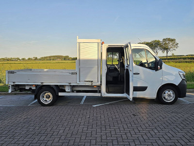 Renault MASTER 2.3 Dubbele Cabine Airco 3.5T-Trekhaak Open-Laadbak kist Dubbellucht ! foto 15